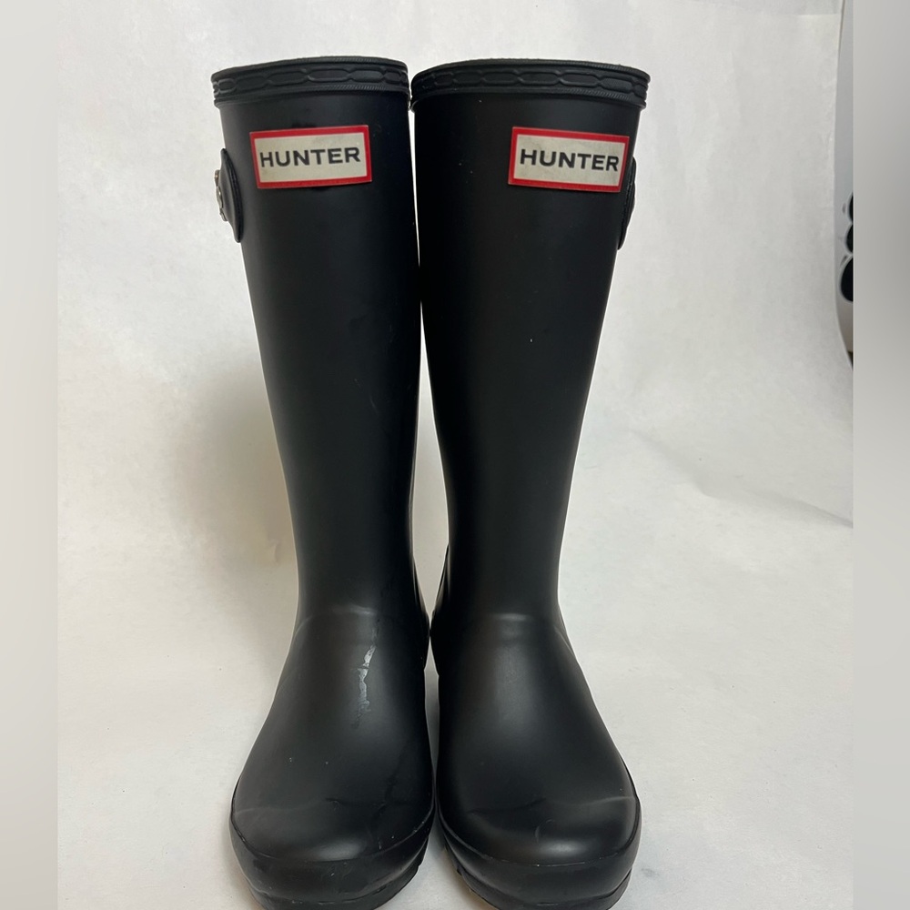 Hunter Kids Black Waterproof Boots